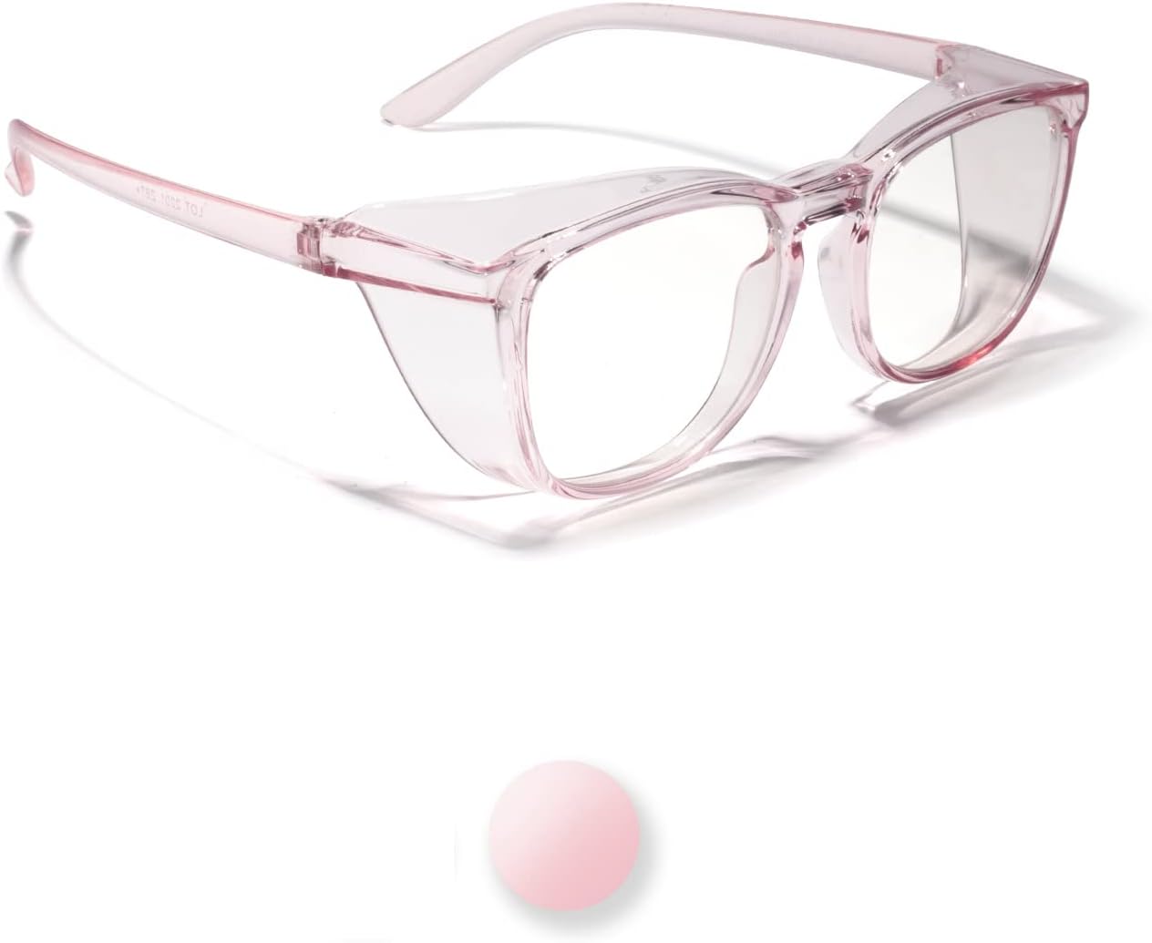 Oversize Anti-Fog Safety Glasses for Nurses, Z87.1 Certified Goggles for Women, Square UV Protection